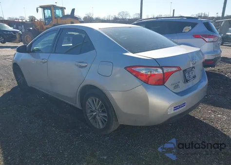 2015 Toyota Corolla Le Plus из США, поврежденный, VIN 2T1BURHE7FC365940